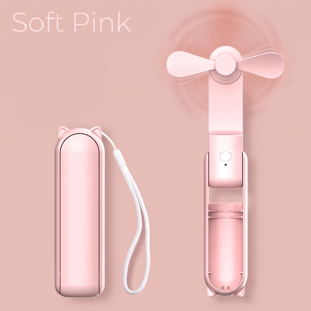 Refresh & Recharge: 2-in-1 Pocket Fan & Mobile Power Bank