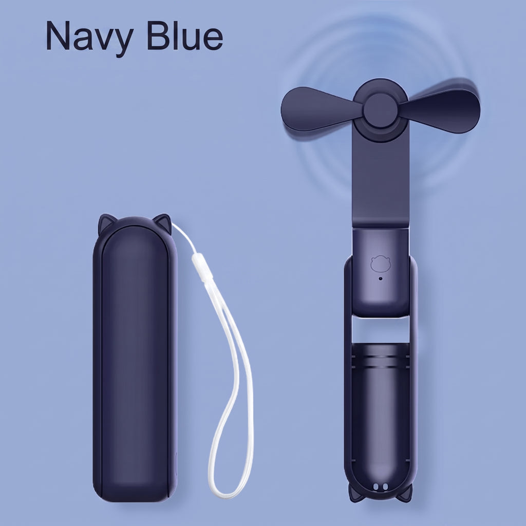 Refresh & Recharge: 2-in-1 Pocket Fan & Mobile Power Bank