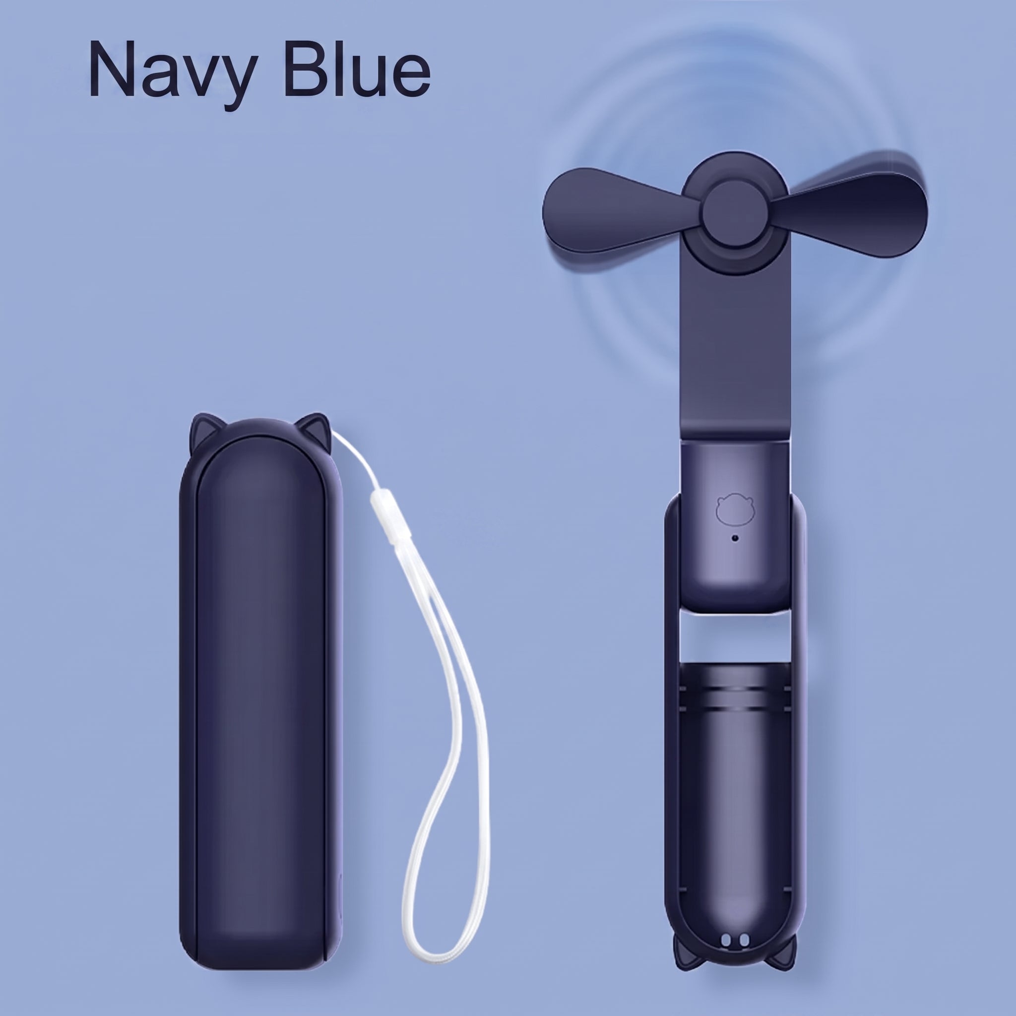 Refresh & Recharge: 2-in-1 Pocket Fan & Mobile Power Bank