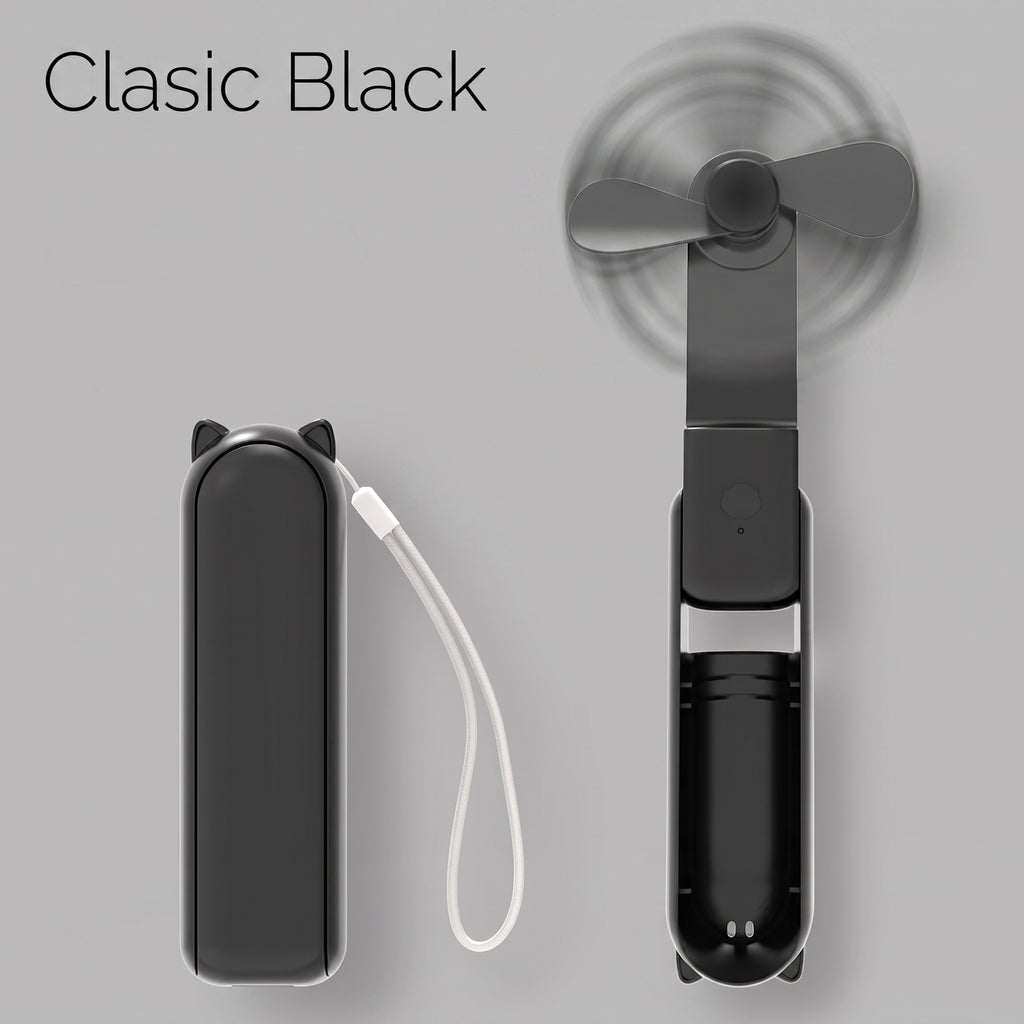 Refresh & Recharge: 2-in-1 Pocket Fan & Mobile Power Bank