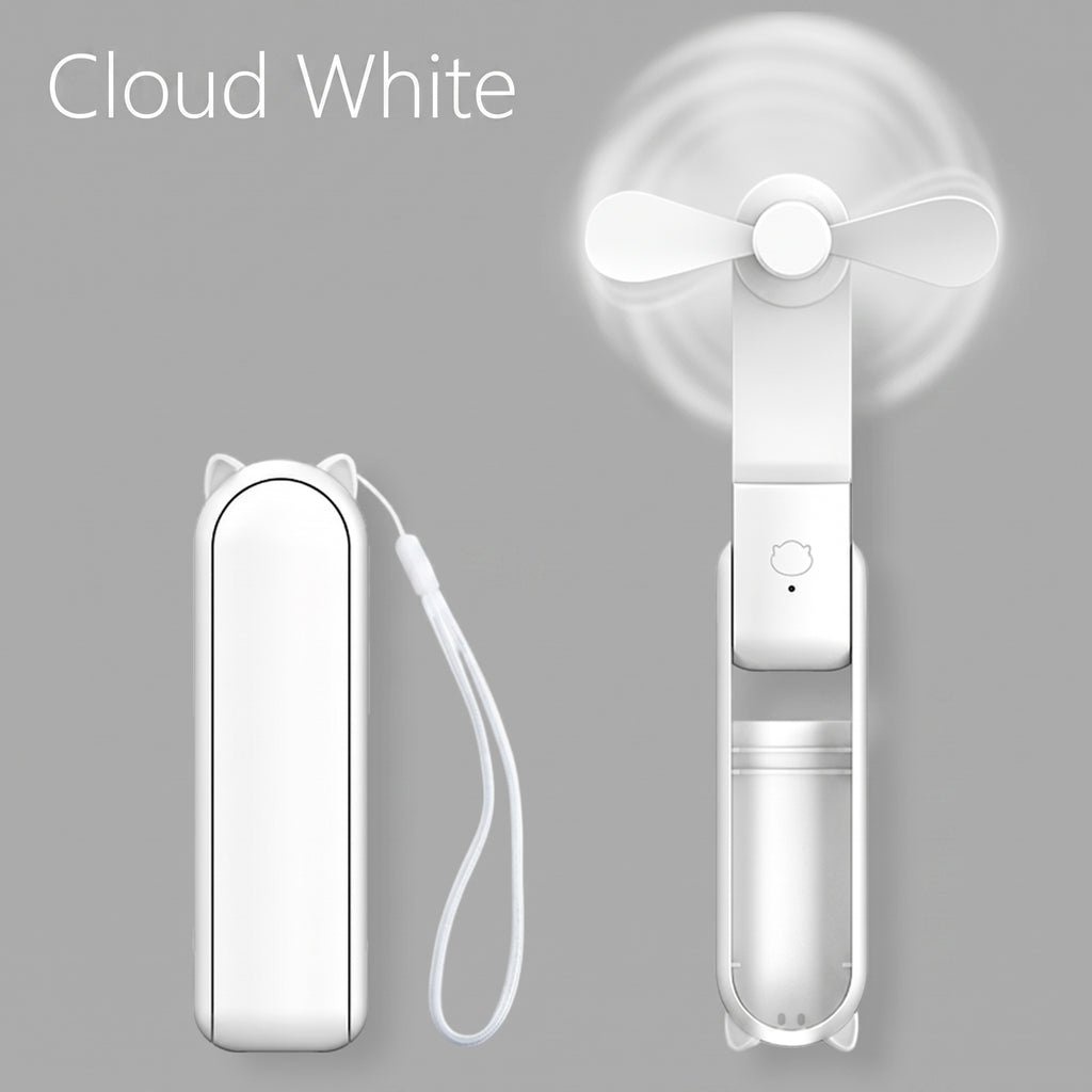 Refresh & Recharge: 2-in-1 Pocket Fan & Mobile Power Bank