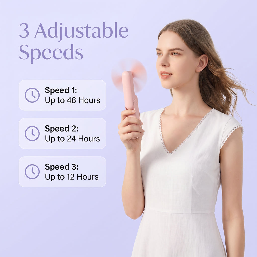 Refresh & Recharge: 2-in-1 Pocket Fan & Mobile Power Bank