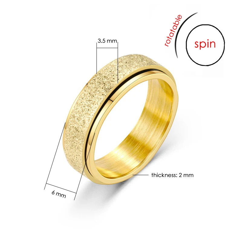 The Stardust Kinetic Band Rings