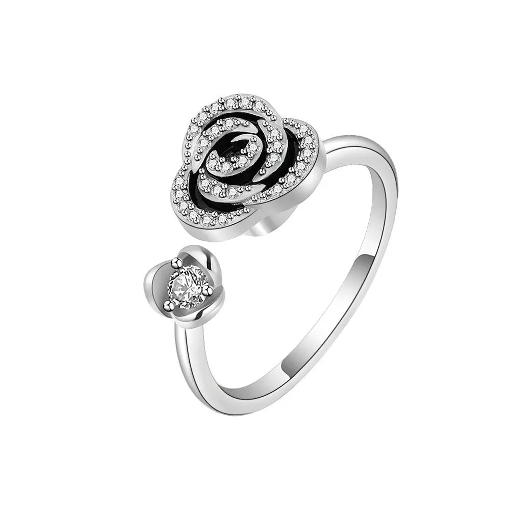 The Harmony Flower Kinetic Ring