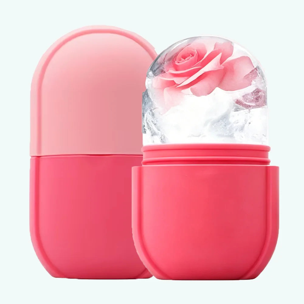 Silicone Ice Cube Trays Beauty Lifting Ice Ball Face Massager Contouring Eye Roller Facial Treatment Reduce Acne Skin Care Tool
