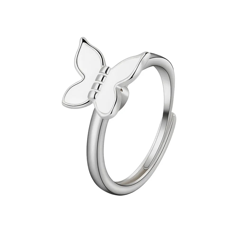 The Crystal Butterfly Kinetic Ring