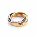 The Tri-Tone Harmony Interlinked Ring