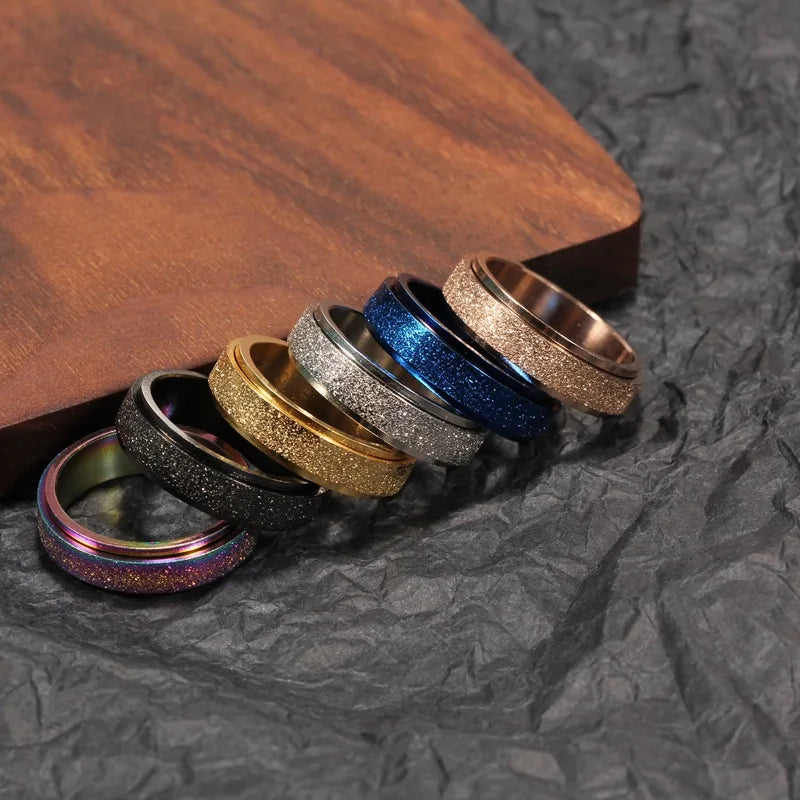 The Stardust Kinetic Band Rings
