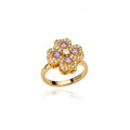 The Crystal Clover Kinetic Ring