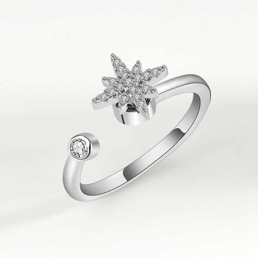 The Harmony Flower Kinetic Ring