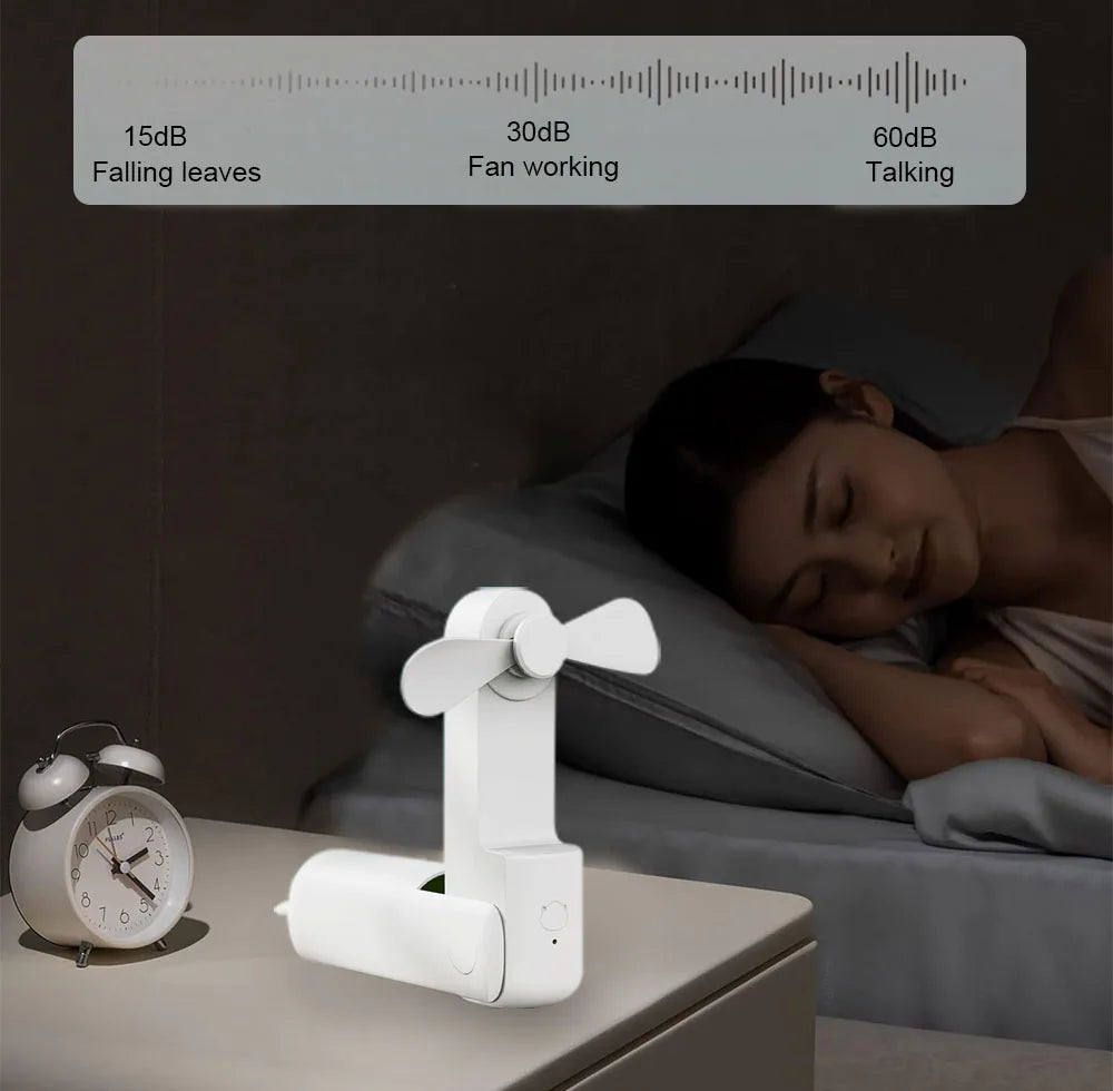 Refresh & Recharge: 2-in-1 Pocket Fan & Mobile Power Bank