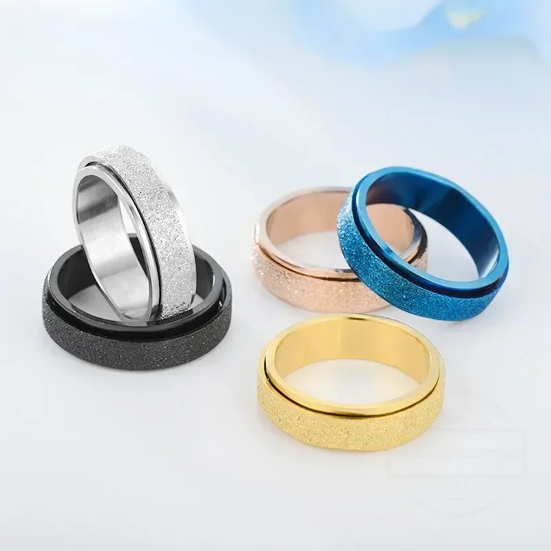 The Stardust Kinetic Band Rings