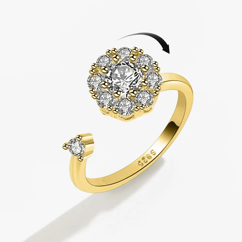 The Harmony Flower Kinetic Ring