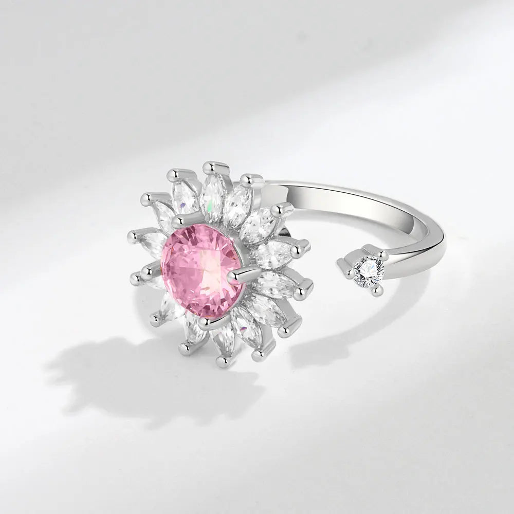 The Harmony Flower Kinetic Ring