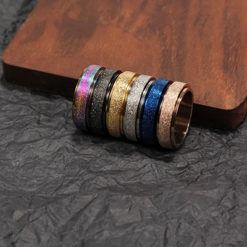 The Stardust Kinetic Band Rings