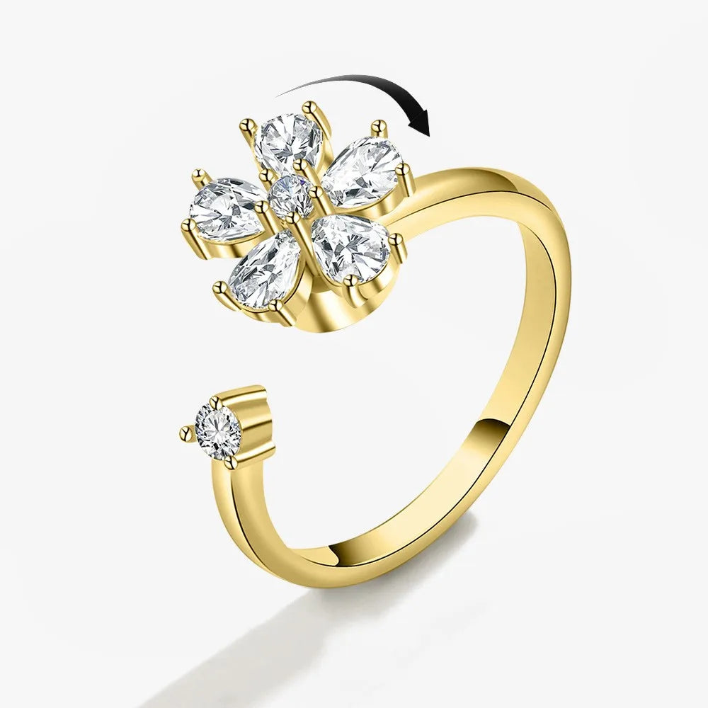 The Harmony Flower Kinetic Ring
