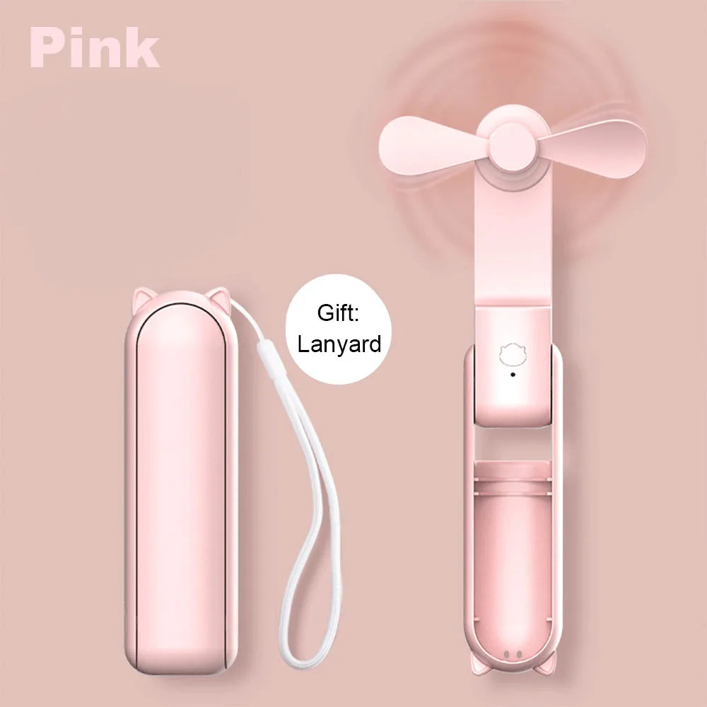 Refresh & Recharge: 2-in-1 Pocket Fan & Mobile Power Bank