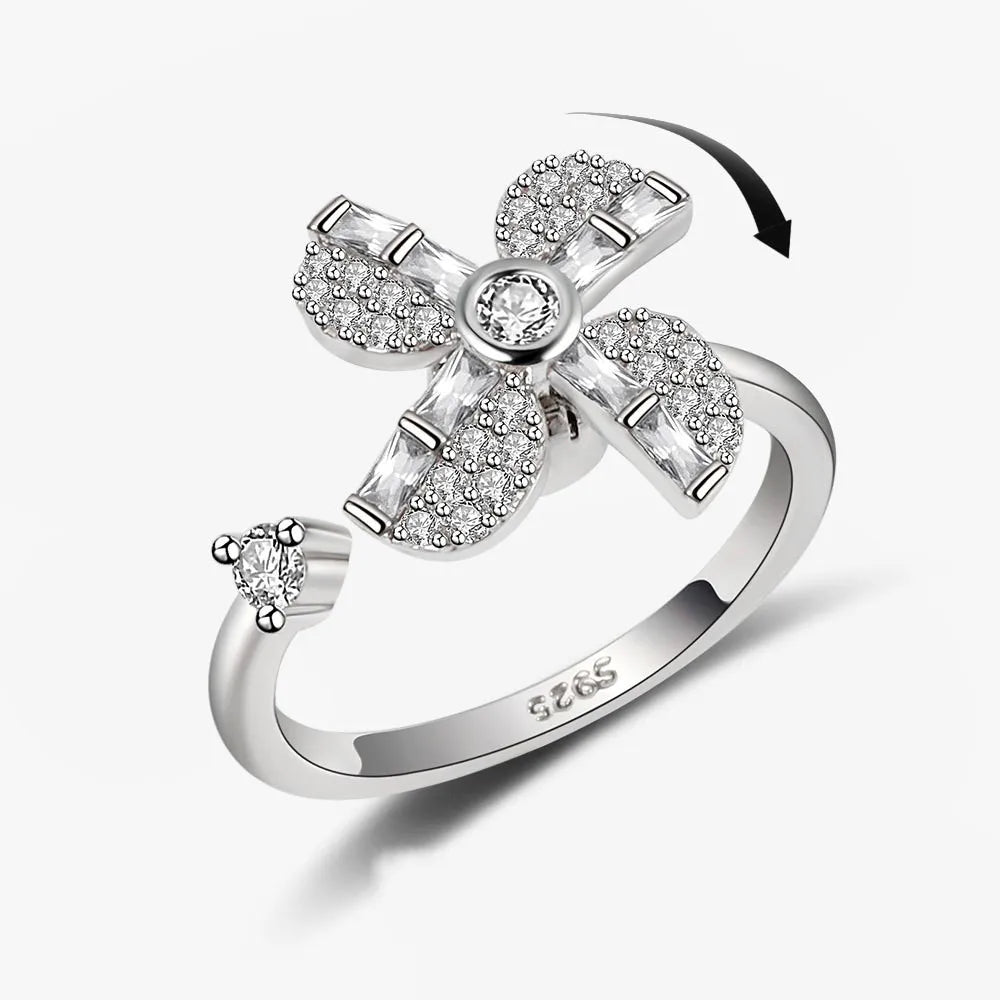 The Harmony Flower Kinetic Ring