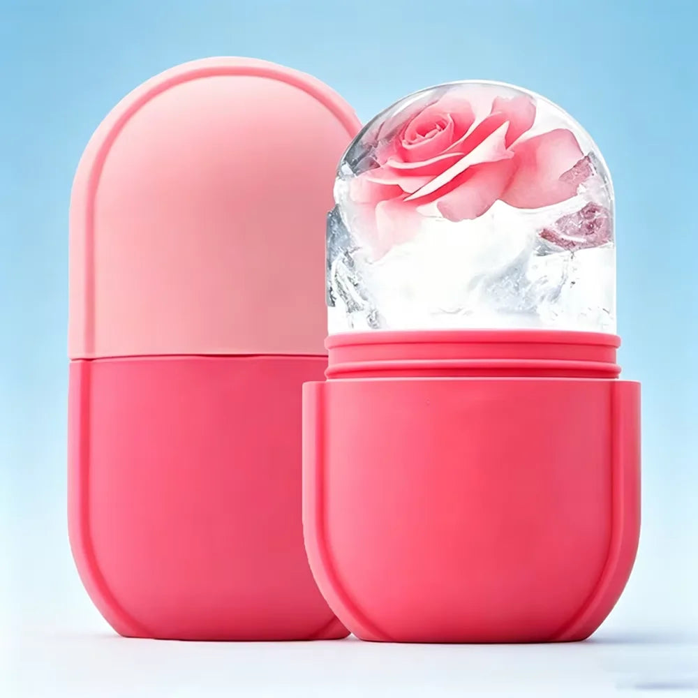 Silicone Ice Cube Trays Beauty Lifting Ice Ball Face Massager Contouring Eye Roller Facial Treatment Reduce Acne Skin Care Tool