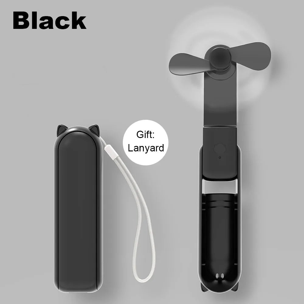Refresh & Recharge: 2-in-1 Pocket Fan & Mobile Power Bank