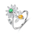 The Harmony Flower Kinetic Ring