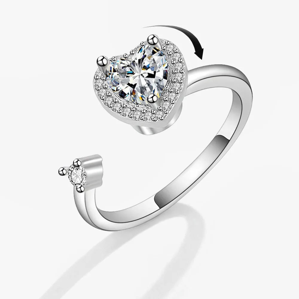 The Harmony Flower Kinetic Ring