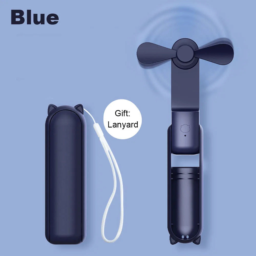 Refresh & Recharge: 2-in-1 Pocket Fan & Mobile Power Bank
