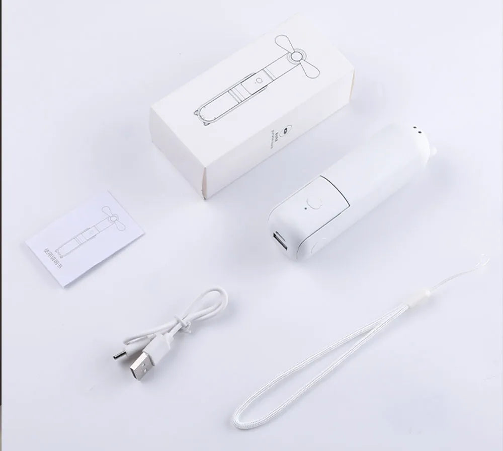 Refresh & Recharge: 2-in-1 Pocket Fan & Mobile Power Bank