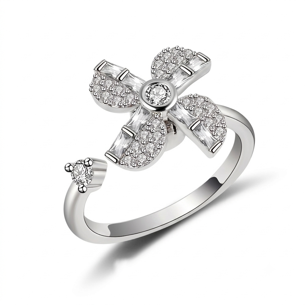 The Harmony Flower Kinetic Ring