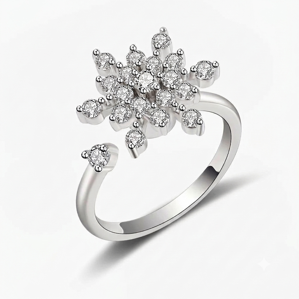 The Lumière Snowflake Ring