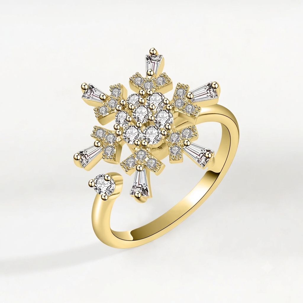 The Lumière Snowflake Ring