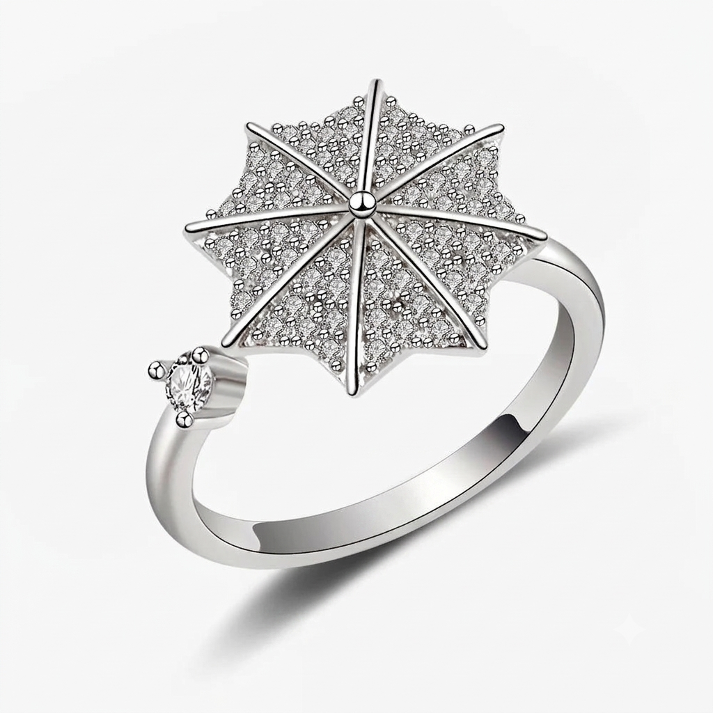 The Lumière Snowflake Ring